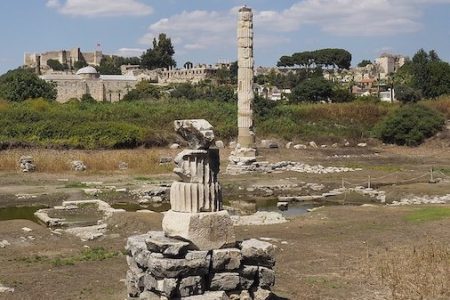 The Temple of Artemis in Ephesus, Turkey