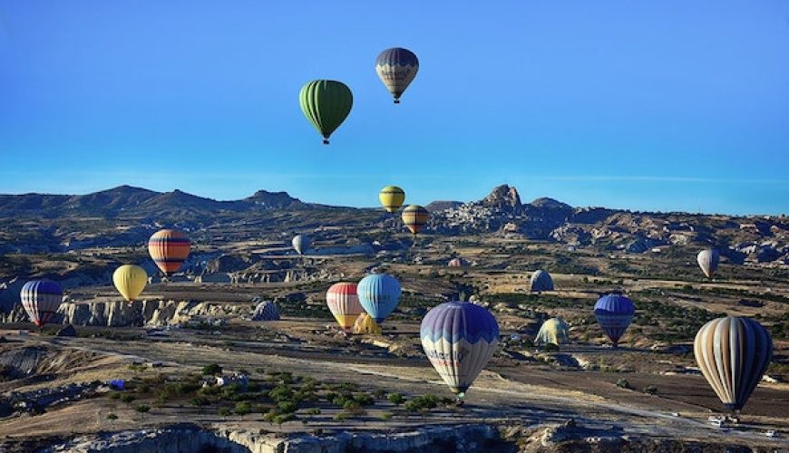 Hot air balloon ride in Cappadocia